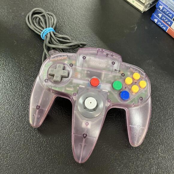 Nintendo 64 N64 Atomic Purple Controller Official OEM Original Authentic Works - Picture 1 of 2